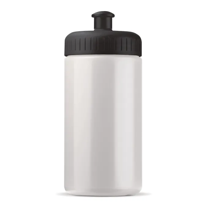 Bidon Sportowy Bio 500ml podstawowa / Biały / czarny LT98859-N0102