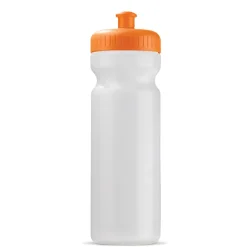 Bidon sportowy BIO 750ml / Transparentny / pomarańczowy LT98860-N0426