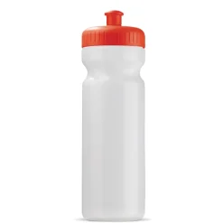 Bidon sportowy BIO 750ml / Transparentny / czerwony LT98860-N0421