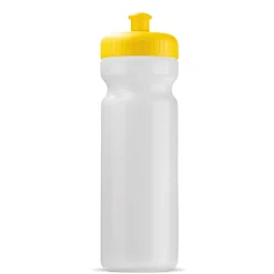 Bidon sportowy BIO 750ml / Transparentny / żółty LT98860-N0441