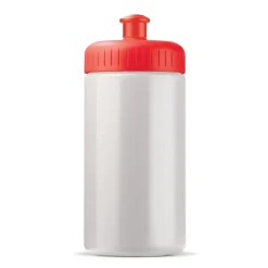 Bidon Sportowy Classic 500ml / Biały / czerwony LT98795-N0121