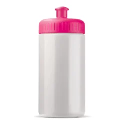 Bidon Sportowy Classic 500ml / Biały / różowy LT98795-N0176