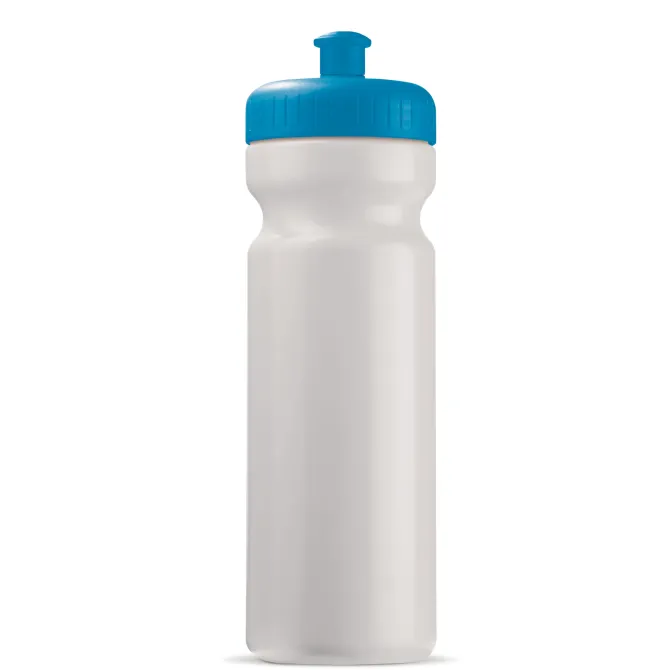 Bidon Sportowy Classic 750ml / Biały / jasnoniebieski LT98797-N0112