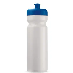 Bidon Sportowy Classic 750ml / Biały / ciemnoniebieski LT98797-N0110