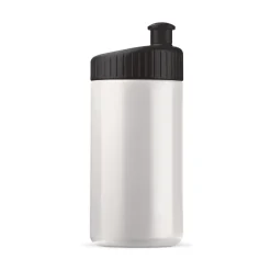 Bidon Sportowy Design 500ml / Biały / czarny LT98796-N0102