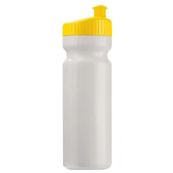 Bidon Sportowy Design 750ml / Biały / żółty LT98798-N0141