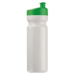 Bidon Sportowy Design 750ml / Biały / zielony LT98798-N0131