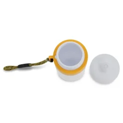 Bidon Sportowy Z Obwódka I Kolorowym Sznurkiem 500ml / Biały / żółty LT98785-N0141