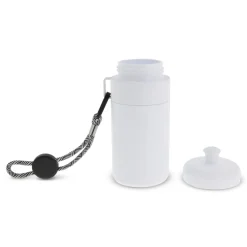 Bidon Sportowy Z Obwódka I Kolorowym Sznurkiem 500ml / Biały / biały LT98785-N0101