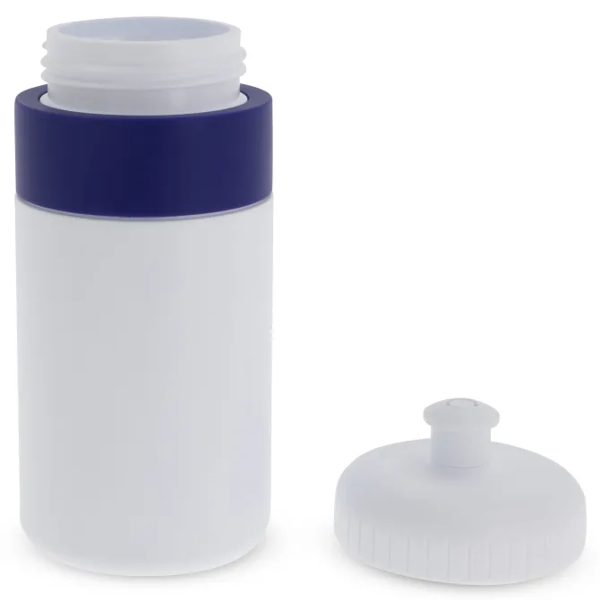Bidon Sportowy Z Obwódka 500ml / Biały / jasnoniebieski LT98735-N0112
