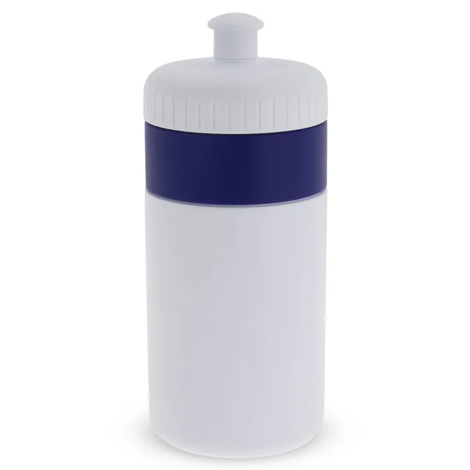 Bidon Sportowy Z Obwódka 500ml / Biały / jasnoniebieski LT98735-N0112
