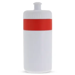 Bidon Sportowy Z Obwódka 500ml / Biały / czerwony LT98735-N0121