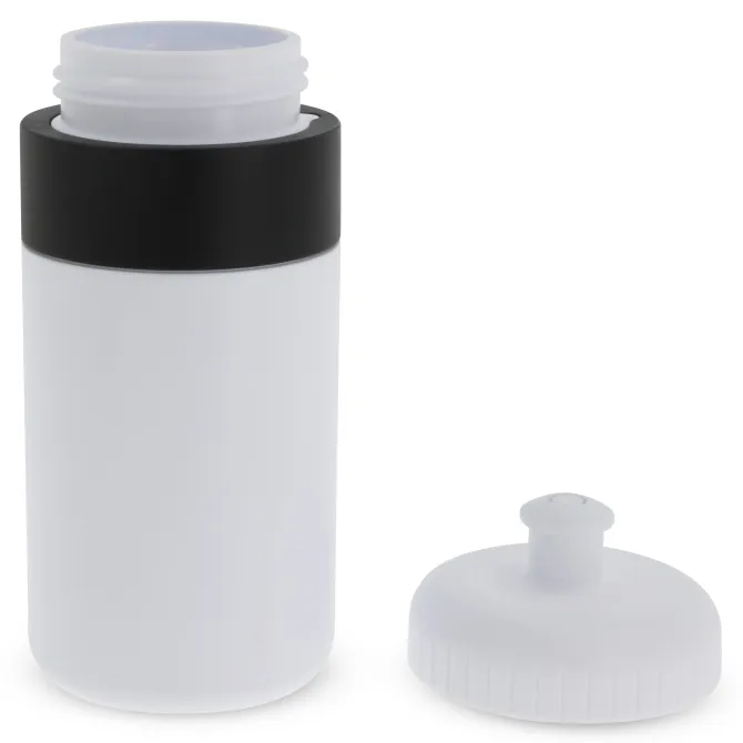 Bidon Sportowy Z Obwódka 500ml / Biały / zielony LT98735-N0131