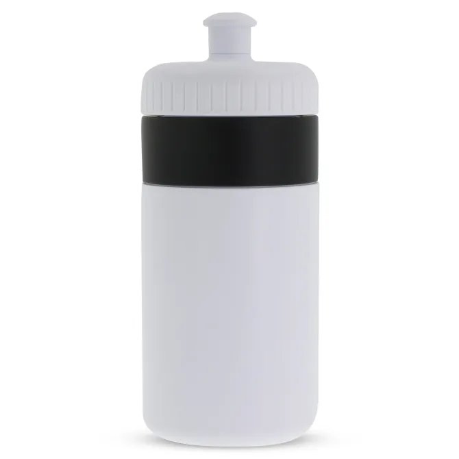 Bidon Sportowy Z Obwódka 500ml / Biały / zielony LT98735-N0131