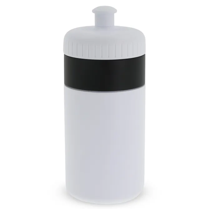 Bidon Sportowy Z Obwódka 500ml / Biały / zielony LT98735-N0131