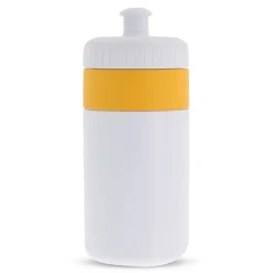 Bidon Sportowy Z Obwódka 500ml / Biały / żółty LT98735-N0141