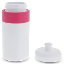 Bidon Sportowy Z Obwódka 500ml / Biały / różowy LT98735-N0176