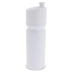 Bidon sportowy z obwódką  750ml / Biały / czarny LT98786-N0102