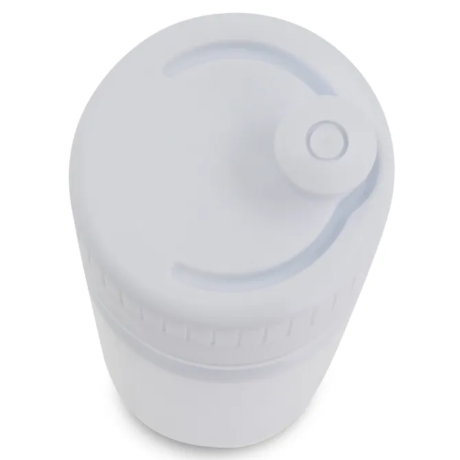 Bidon sportowy z obwódką 750ml / Biały / biały LT98786-N0101