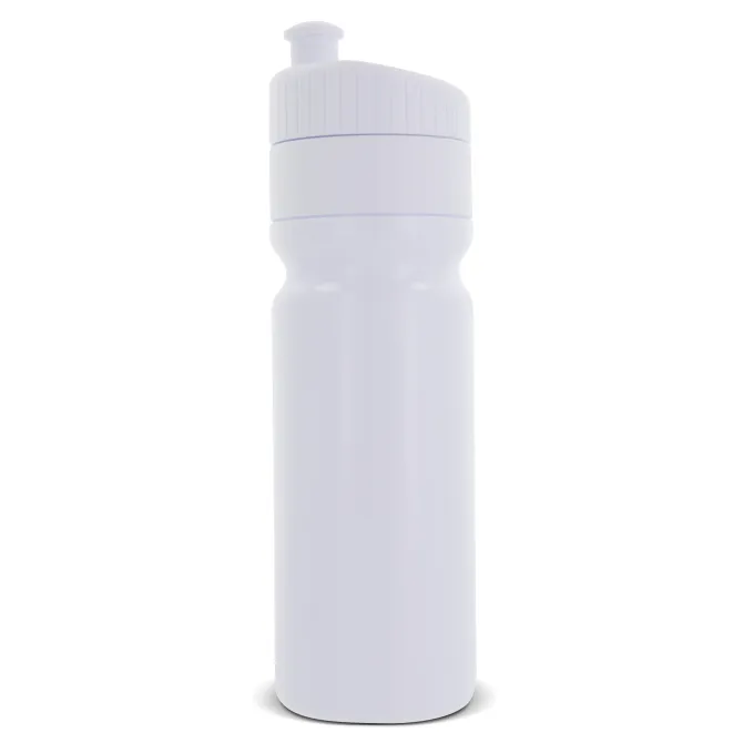 Bidon sportowy z obwódką 750ml / Biały / biały LT98786-N0101