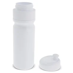 Bidon sportowy z obwódką 750ml / Biały / biały LT98786-N0101