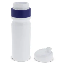 Bidon sportowy z obwódką  750ml / Biały / jasnozielony LT98786-N0132
