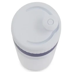 Bidon sportowy z obwódką  750ml / Biały / jasnozielony LT98786-N0132