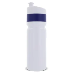 Bidon sportowy z obwódką  750ml / Biały / jasnozielony LT98786-N0132