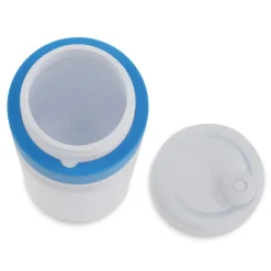 Bidon sportowy z obwódką  750ml / Biały / różowy LT98786-N0176