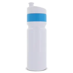 Bidon sportowy z obwódką  750ml / Biały / różowy LT98786-N0176