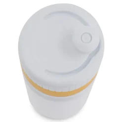 Bidon sportowy z obwódką 750ml / Biały / żółty LT98786-N0141