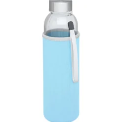 Bidon szklany Bodhi o pojemności 500 ml / Jasnoniebieski 10065650