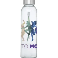 Bidon szklany Bodhi o pojemności 500 ml / Jasnoniebieski 10065650