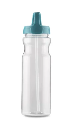 Bidon ze słomką TRANCE 700 ml / Błękitny 16216-08
