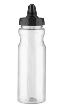 Bidon ze słomką TRANCE 700 ml / Czarny 16216-02