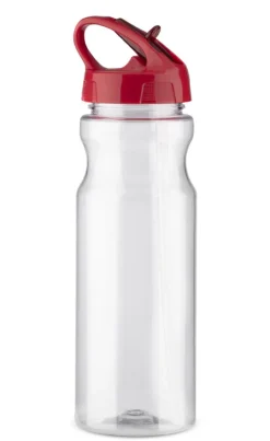 Bidon ze słomką TRANCE 700 ml / Czerwony 16216-04