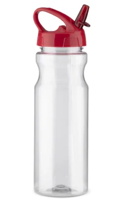 Bidon ze słomką TRANCE 700 ml / Czerwony 16216-04
