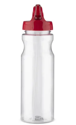 Bidon ze słomką TRANCE 700 ml / Czerwony 16216-04