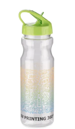 Bidon ze słomką TRANCE 700 ml / Zielony jasny 16216-13