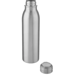 Bidon ze stali nierdzewnej Harper o pojemności 700 ml z metalową pętelką / Srebrny 10067881