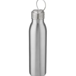Bidon ze stali nierdzewnej Harper o pojemności 700 ml z metalową pętelką / Srebrny 10067881
