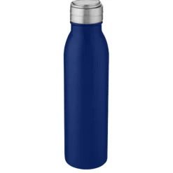 Bidon ze stali nierdzewnej Harper o pojemności 700 ml z metalową pętelką / Średnioniebieski 10067852
