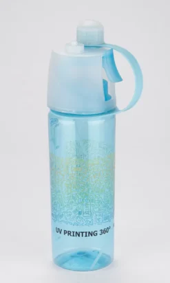 Bidon ze zraszaczem SPRAY 600 ml / Niebieski 16234-03