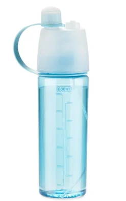 Bidon ze zraszaczem SPRAY 600 ml / Niebieski 16234-03