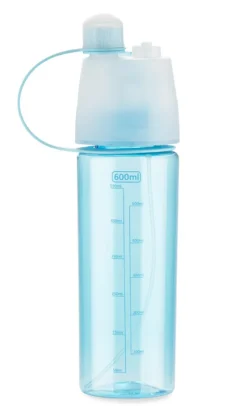 Bidon ze zraszaczem SPRAY 600 ml / Niebieski 16234-03