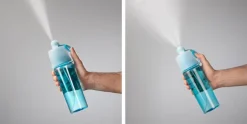 Bidon ze zraszaczem SPRAY 600 ml / Niebieski 16234-03