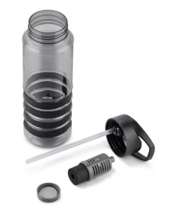 Bidon z filtrem węglowym KIVI 700 ml / Czarny 16212-02