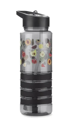Bidon z filtrem węglowym KIVI 700 ml / Czarny 16212-02