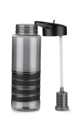 Bidon z filtrem węglowym KIVI 700 ml / Czarny 16212-02