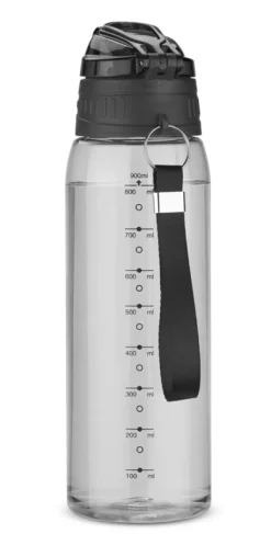 Bidon z miarką 900 ml KOLTER / Czarny 16233-02